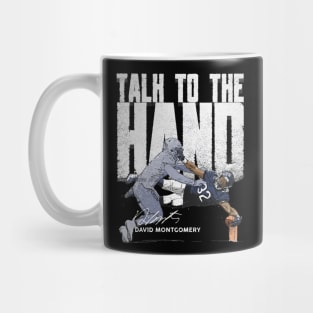 David Montgomery Chicago Talk To The Hand Mug